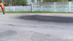 Современная техника. Ямочный ремонт дороги по новым технологиям