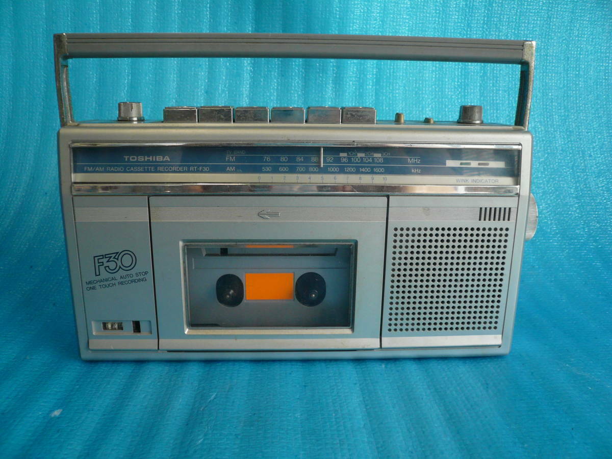 Toshiba  Radio Cassette Recorder RT-F30 TOSHIBA.