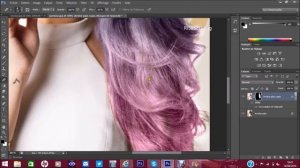 How to edit gradient hair (photoshop cs6)