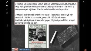 REFİK HALİT KARAY'IN EDEBİ KİŞİLİĞİ VE ESERLERİ ( LYS EDEBİYAT )