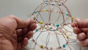 Мандала из проволоки. Wire mandala