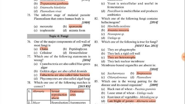 Crash course of neet biological classification part 2 best questions and explaination for neet 2019 смотреть онлайн