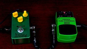 Pedal Shootout!! Joyo JF01 Vintage Overdrive VS Behringer Vintage Tube Overdrive TO800