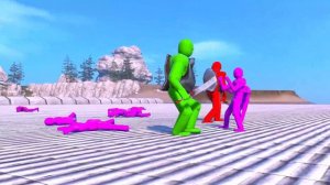 Powerful Superhero NPCs Fights the Smart AI! (with Active Ragdoll Physics)