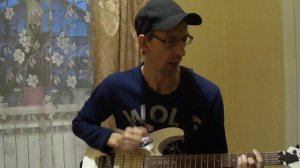 Песня - "Одинокий волк"  на гитаре