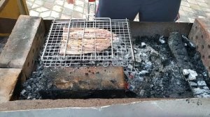 СКУМБРИЯ НА МАНГАЛЕ  "очень вкусно"