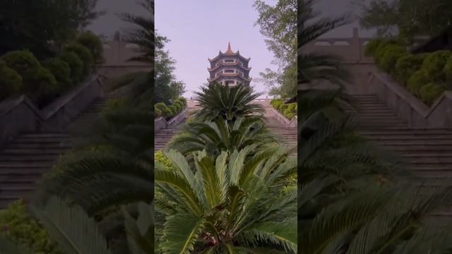 Pagoda in Nansha #shorts #china #beautiful #amazing #cool #mountains #park #nature