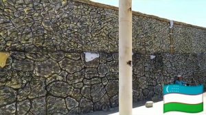 Декоративная штукатурка забора, своими руками из арт бетона.