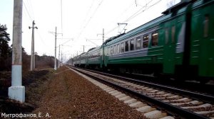 Электропоезд-экспресс ЭД4м-0455 "ЦППК" (ТЧ-4) ускоренный поезд №7048, Москва - Владимир.