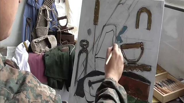 Композиция. Построение рисунка. Как нарисовать лапти. Натюрморт. Сайт: http://k-artina.ru/ смотреть онлайн