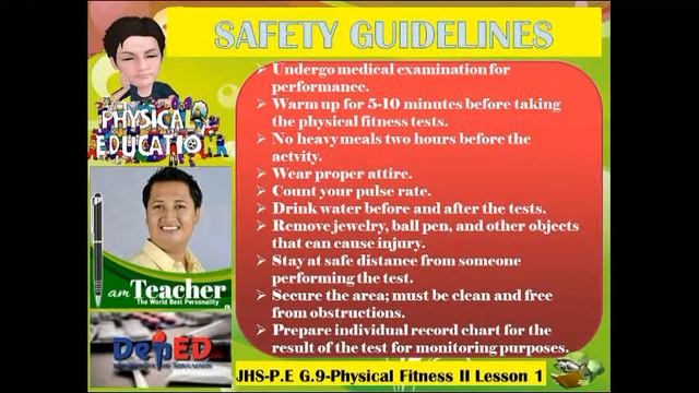 PHYSICAL FITNESS II JHS P.E LESSON 1 II MAESTRO PHILIP RAMOS