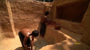 Построить самый секретный древний подземный дом и бассейн