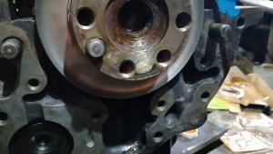 Сборка задней части двигателя мтз