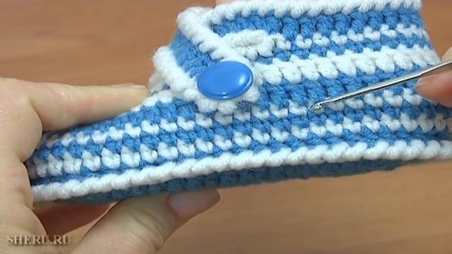 Как вязать ПРОСТЫЕ и ПОЛОСАТЫЕ пинетки