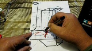 РАКЕТНАЯ ПЕЧЬ - ( ROCKET STOVE )отопительная ( тест работы малой камеры)