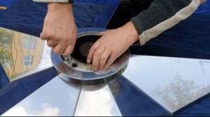 Звезда вечного огня - монтаж ветроустойчивой газовой горелки