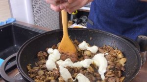 Рецепт, Гречка с печенью и грибами, Гречка с мясом и грибами