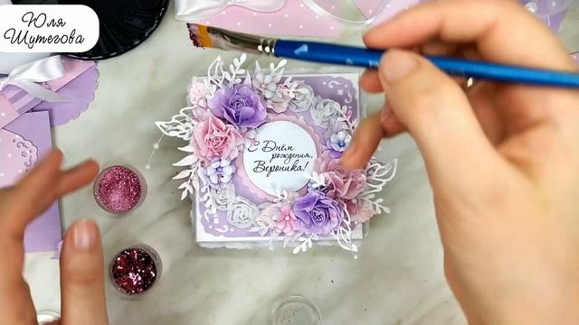 Цветочная коробочка с сюрпризом! ?Шикарный Подарок на День Рождения (на 18-летие) своими руками ?