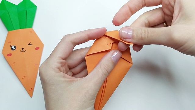Морковка оригами