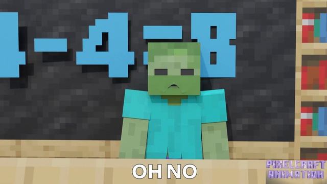 Minecraft Monster School: Funny Math Class - Minecraft Animation смотреть онлайн