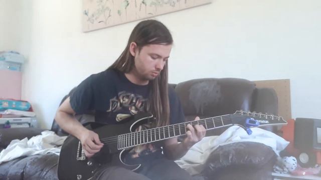 "A Different Atmosphere" Ibanez Iron Label 7 string Clean lead tone demo смотреть онлайн