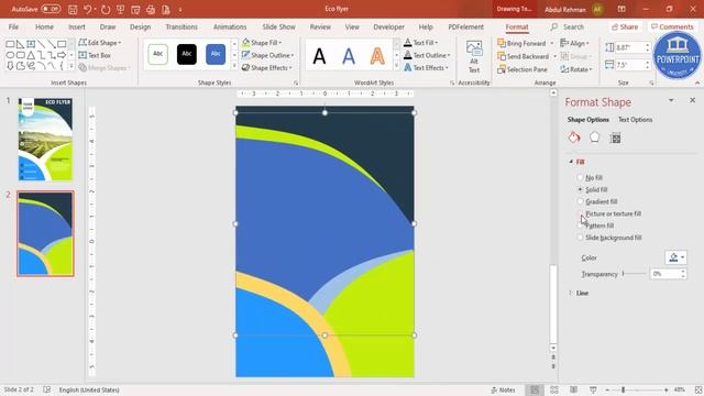 Creative A4 Flyer Design - PowerPoint Tutorial