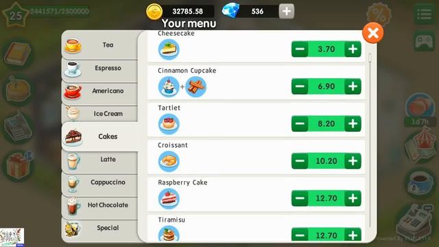 My Cafe : Recipes & Stories All Menu смотреть онлайн