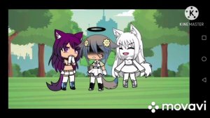 Меме а у меня во дворе ходит девочка с каре Gacha life