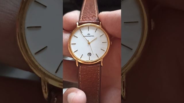 Continental gold plated swiss Quartz watch subscribe for more watches OR WhatsApp +923073840002. смотреть онлайн