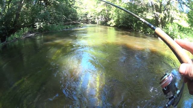 Спининг на маленькой речке. Разлавливаю китайцев смотреть онлайн