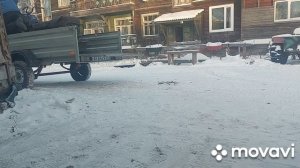 Как я загоняю Буран -лифан 20 на прицеп.