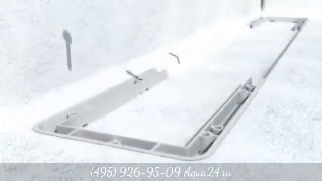 Монтаж душевого трапа