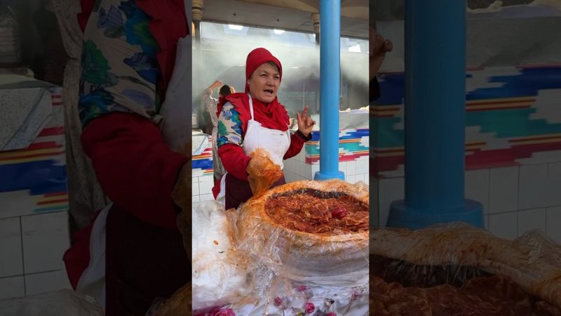 Блюдо в Ташкенте которое вызывает ажиотаж. #узбекистан #ташкент #shorts
