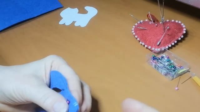 Шитьё из фетра игрушки "Котик" смотреть онлайн