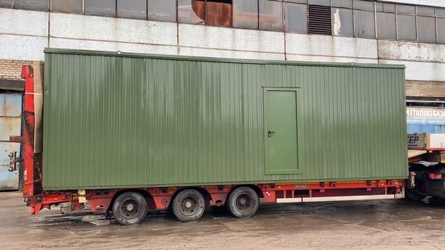 Блок-модуль 9х2,8х2,8 для Армии России смотреть онлайн