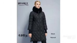 Женская одежда с AliExpress  повседневные пуховики с меховым воротником