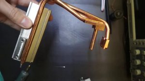 Ремонт тепловой трубки / heat pipe repair