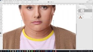 Как убрать двойной подбородок в Фотошопе [Самый быстрый способ как избавиться от второго подбородка