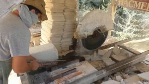 Знаменитый ДАГЕСТАНСКИЙ камень= резной ПЕСЧАНИК, ДОЛОМИТ, РАКУШЕЧНИК. Пример обработки и нарезки .