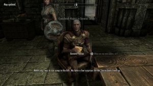 Skyrim Special Edition - The Battle For Fort Dunstad: Report To General Tullius: Praefect Rank Chat