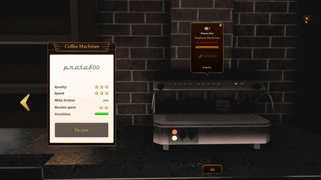 Making the worst coffee into a profit machine in Espresso Tycoon смотреть онлайн