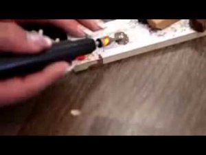 Ремонт глубоких царапин и сколов на ламинате WINEO