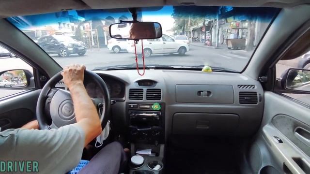 kia rio driving pov in City смотреть онлайн