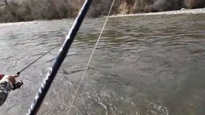 Рыбалка на горных реках Кыргызстана.