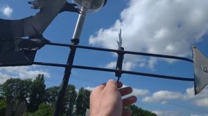 Флюгер с анимацией Кот и Мышь с подсветкой