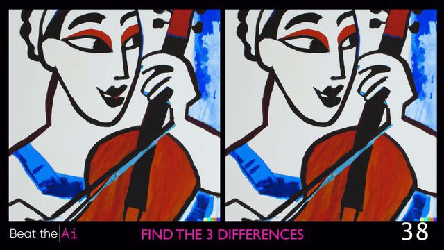 👀 Spot the 3 differences | 🎨 Picasso Inspired Violinist | 🧠🎮 Brain Games | ⏱️ Guess in 45 Sec смотреть онлайн
