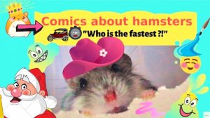 Комиксы о хомяках "Кто самый быстрый?" Смешные хомяки # хомяки