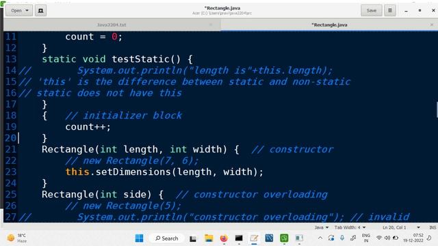 members of a class in java - continued смотреть онлайн