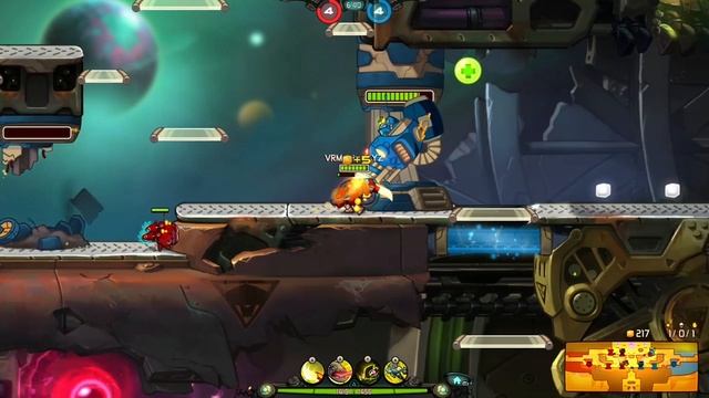 Awesomenauts Assemble! Gameplay part 3 Leon starstorm 1080p 60FPS смотреть онлайн