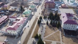 Енисейск с высоты птичьего полета.